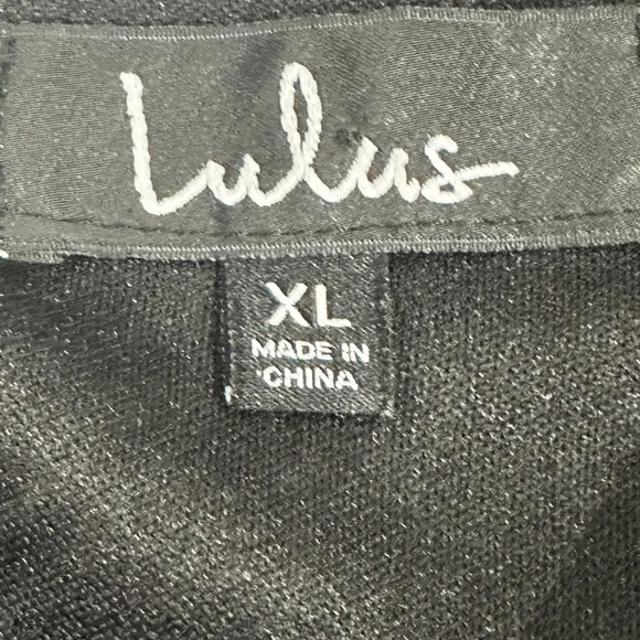 Lulus Hearts Aflame Black Lace Up Long Sleeve Bodycon Dress - Picture 8 of 9